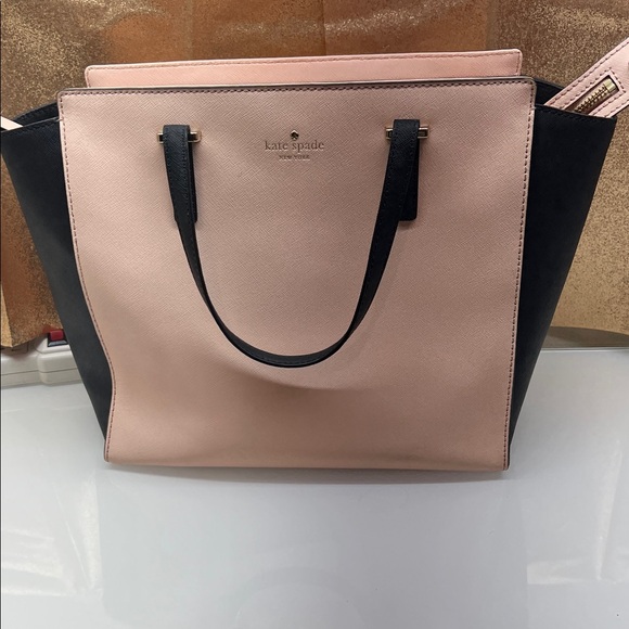 Kate Spade Pink and Black Women's Tote Bag - Picture 14 of 15